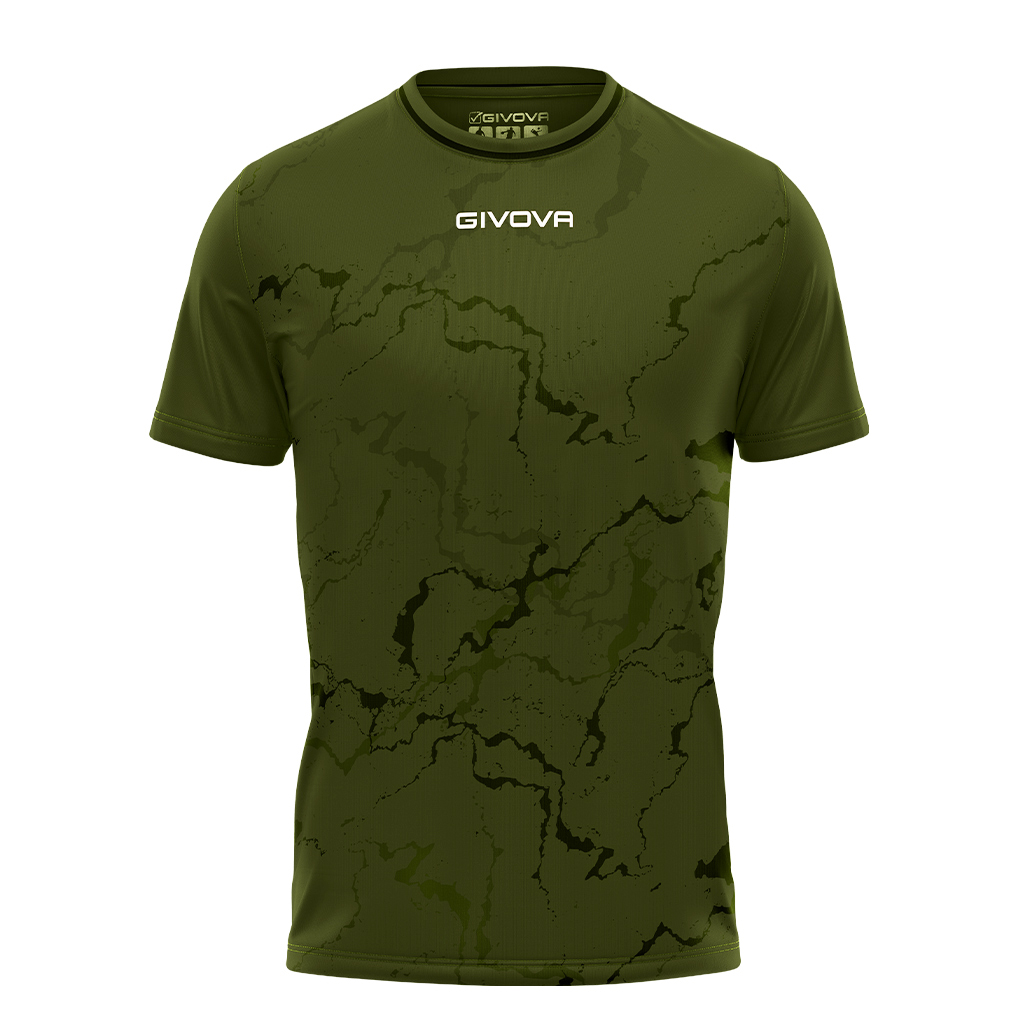Camisola Givova Grafite Interlock - Verde Tropa