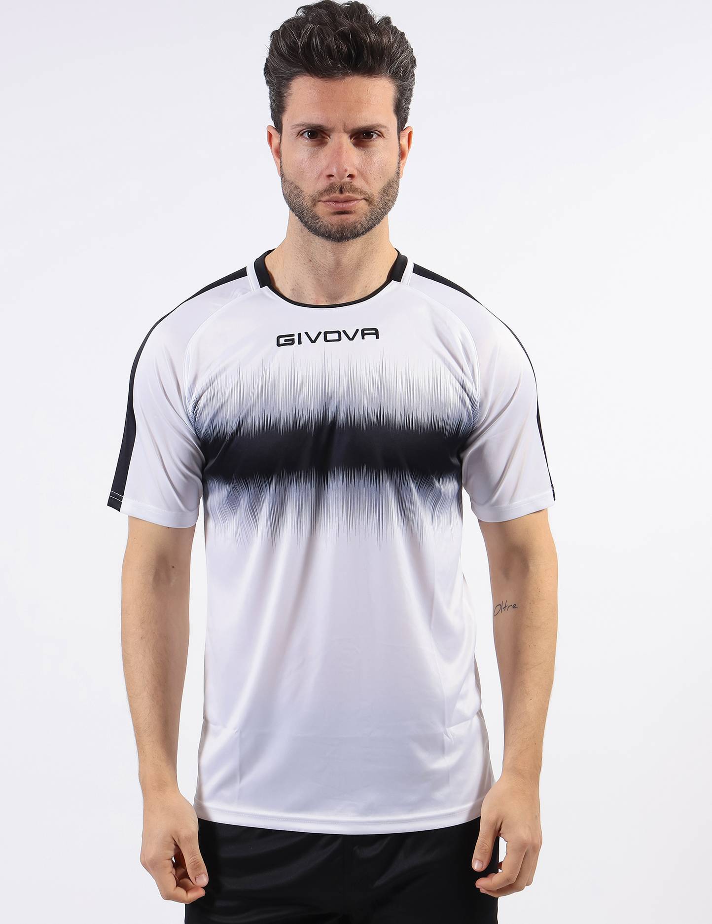 Camisola Givova Radio Interlock - Branco - Preto