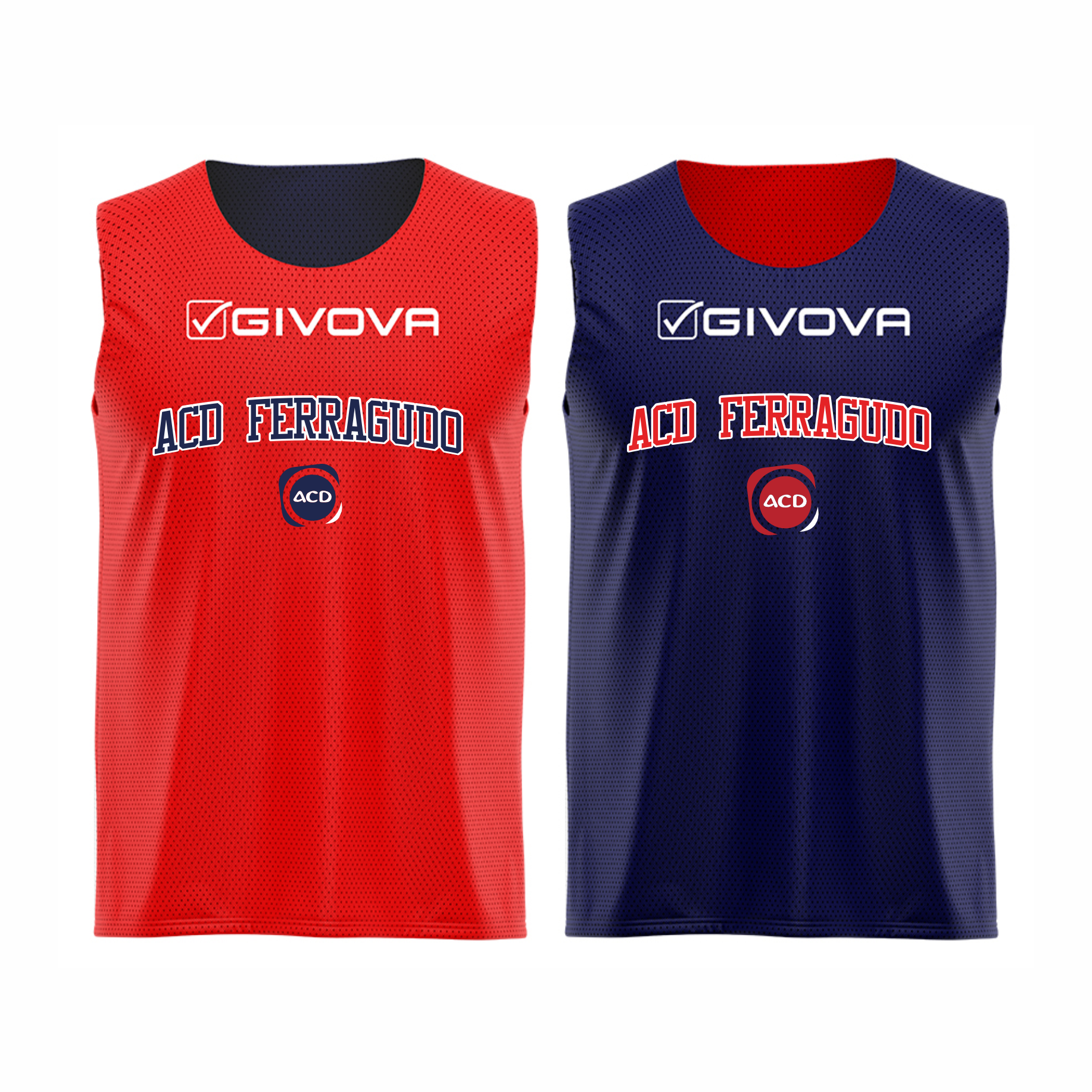 Colete Reversível ACD Unissex Red/Blue