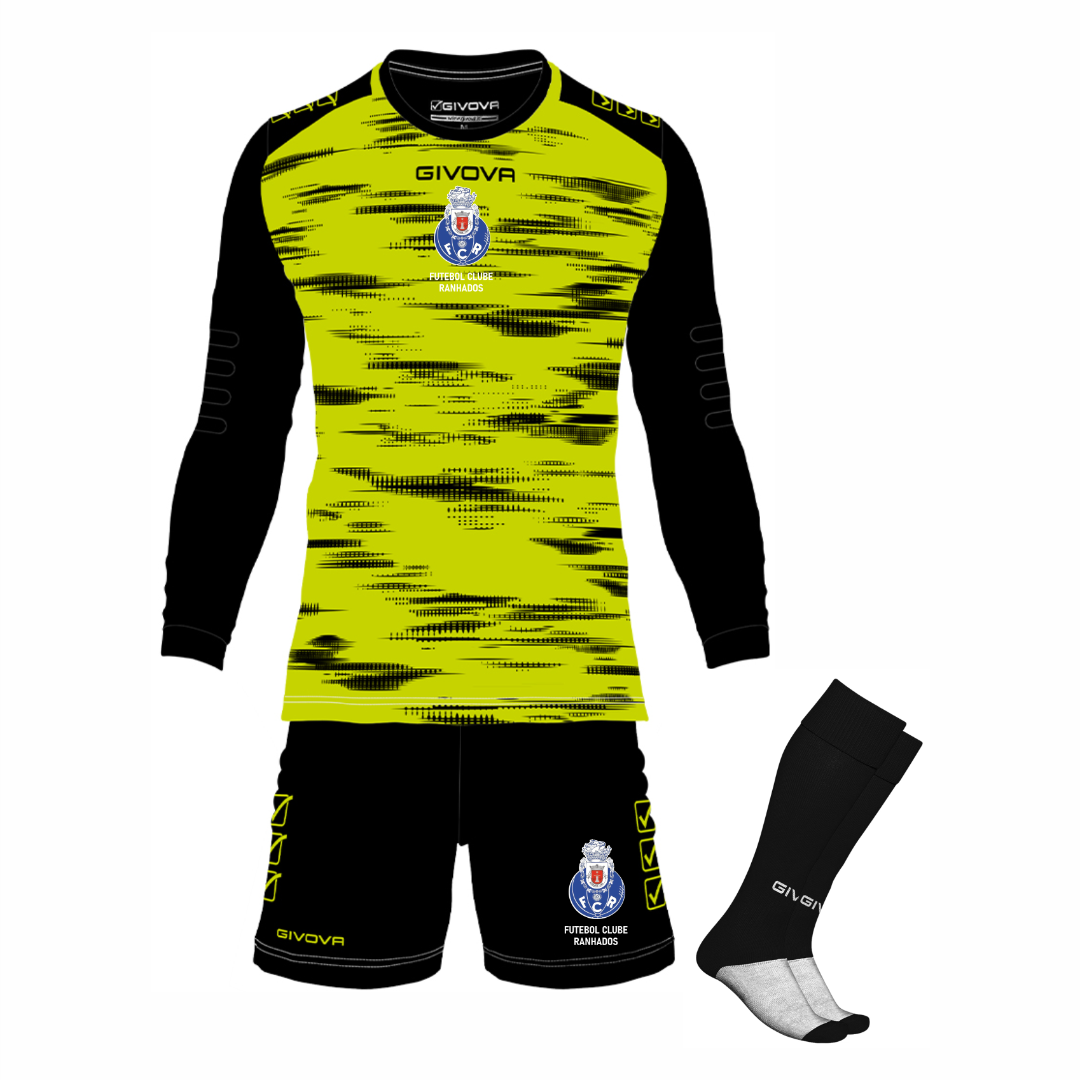 KIT Oficial FC Ranhados 26/27 – KIT GUARDA REDES - RENOVAÇÃO C (Sub 10 a Sub 16)  