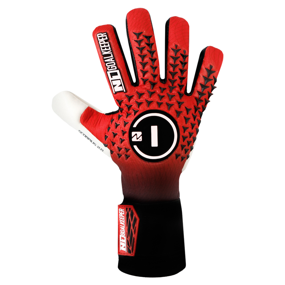 Luvas N1 Scorpius 2.0 Red | Luvas de Guarda-Redes Profissionais