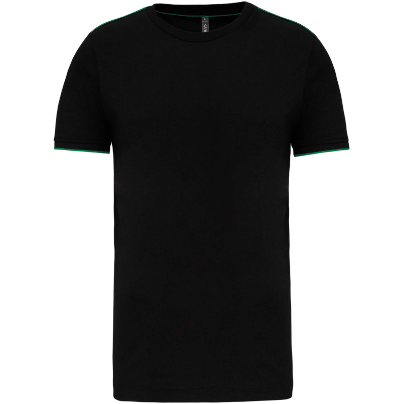 T-Shirt Kariban Day-To-Day Black-Green