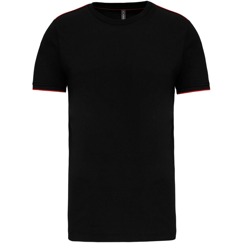 T-Shirt Kariban Day-To-Day Black-Red