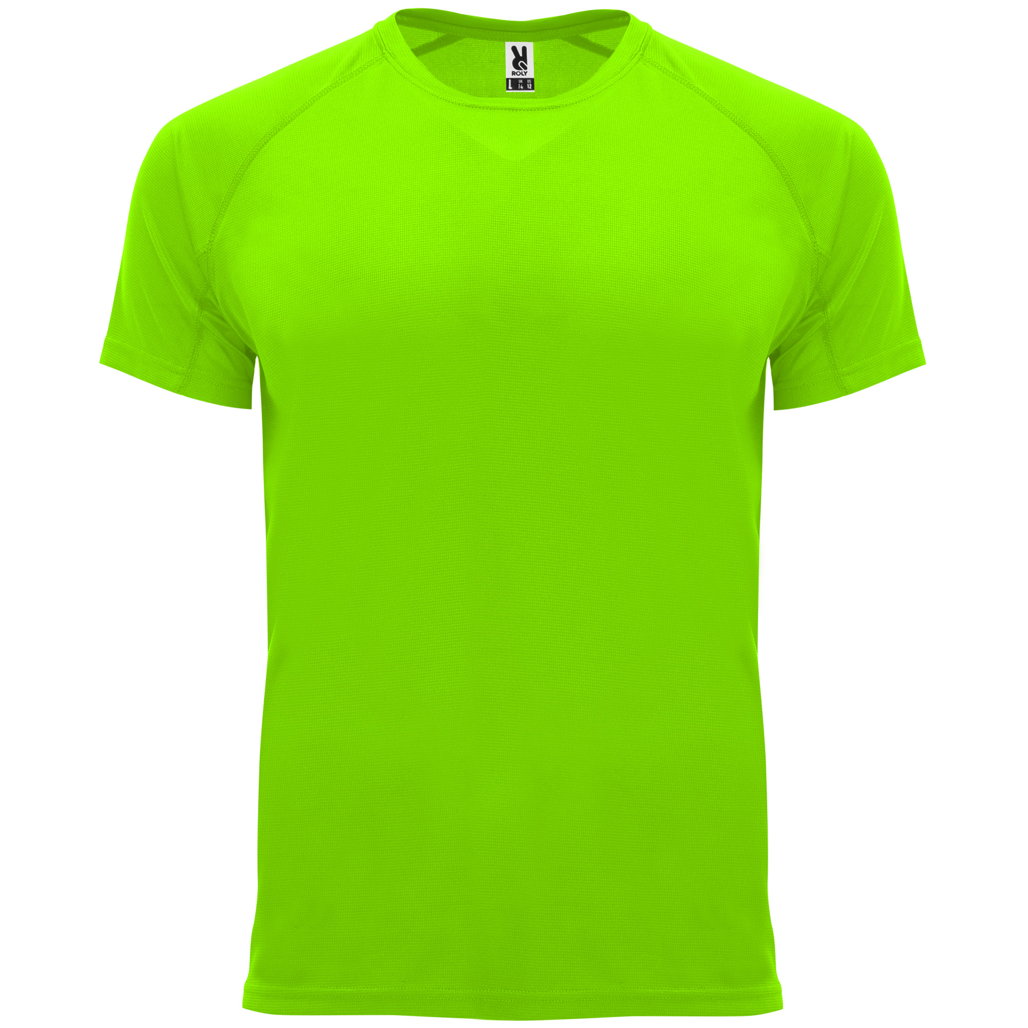 T-Shirt Técnica Roly Bahrain Fluor Green