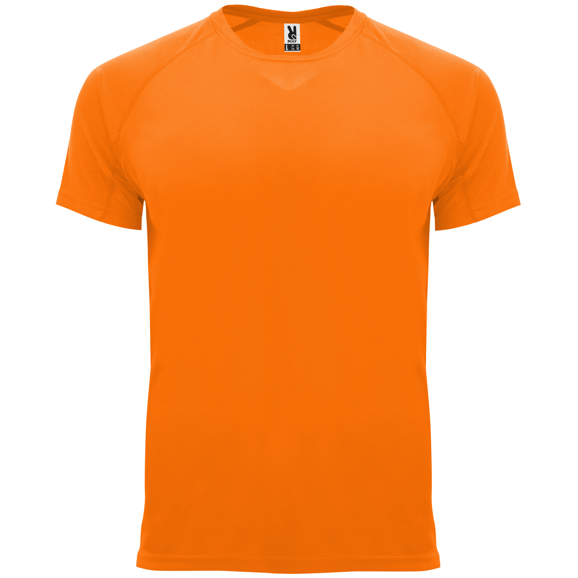 T-Shirt Técnica Roly Bahrain Fluor Orange